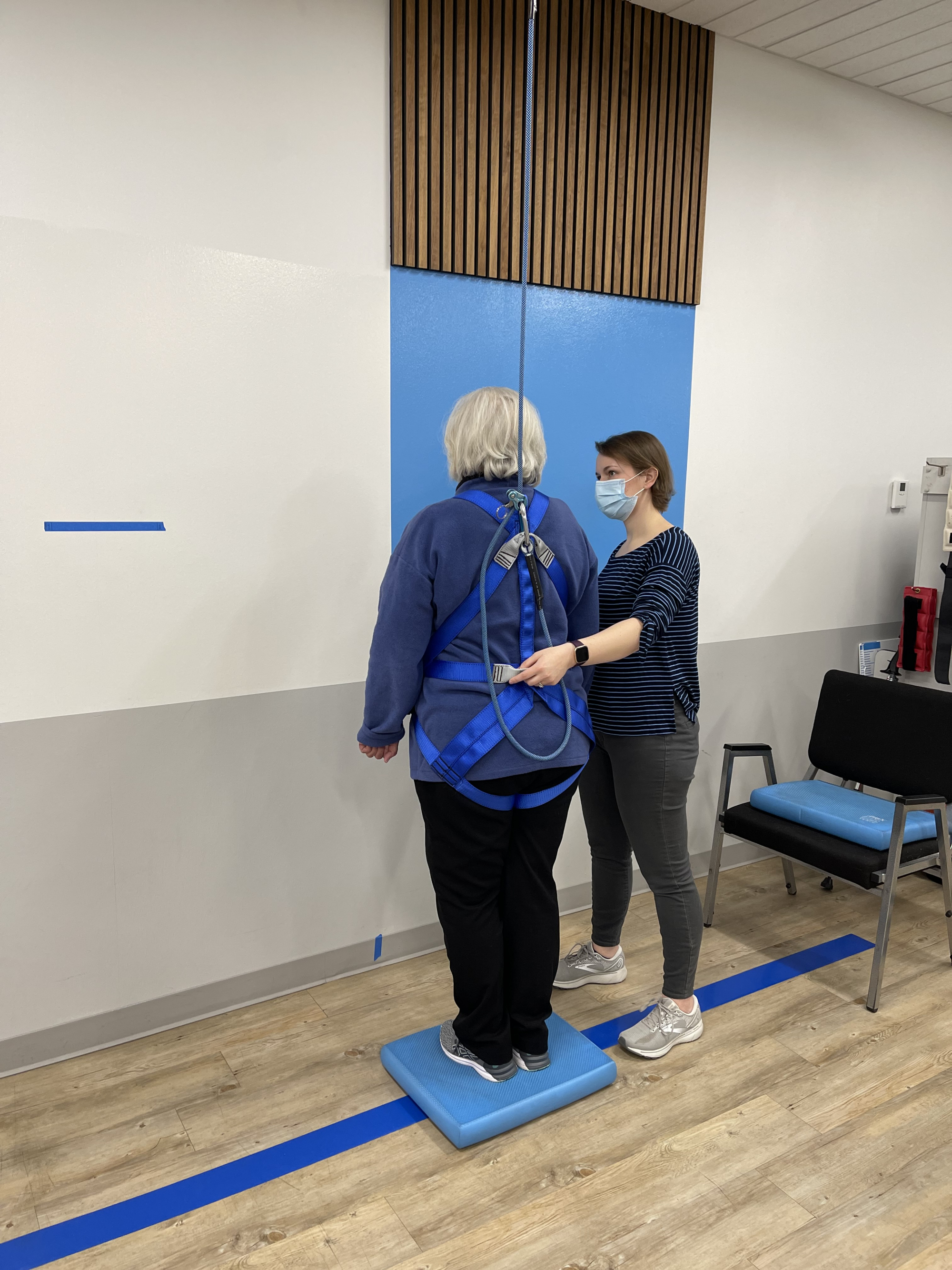 Balance Therapy with Oklahoma City Physical Therapist at FYZICAL Oklahoma City.