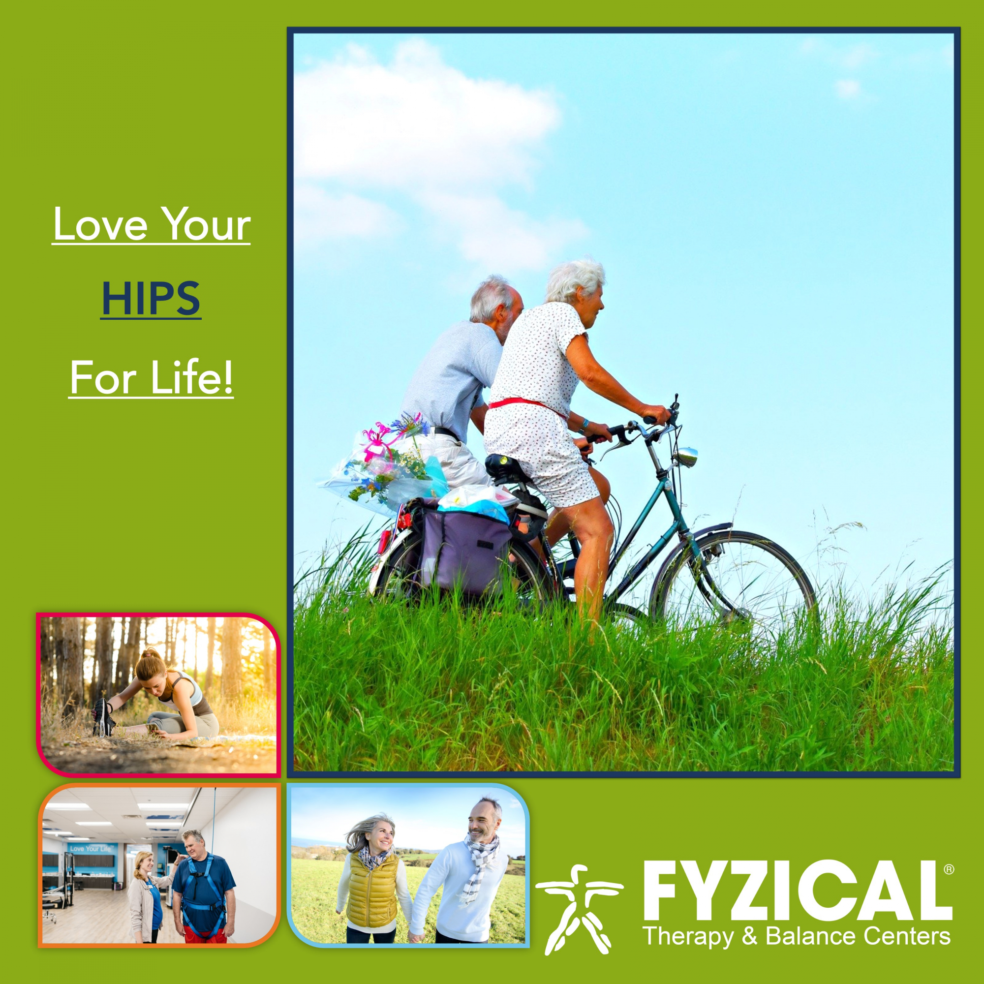 Physical Therapy Before and After Total Hip Surgery can help ensure you Love Your Hips for Life!